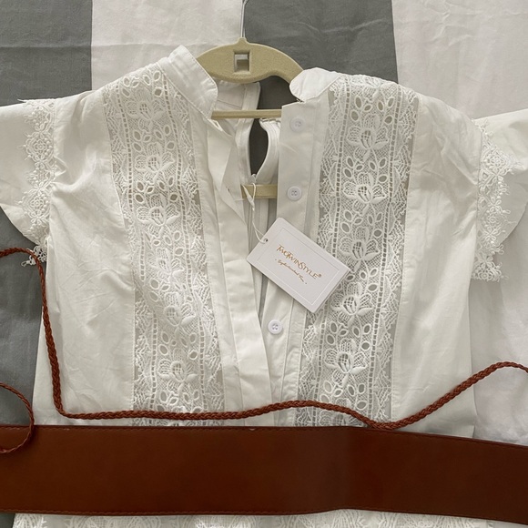 White midi dress - Picture 1 of 4